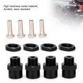 thumbnail image 5 of RC Car 12mm to 17mm Wheel Hex Conversion Adapter Accessories for Sakura D4 HSP 94 1/10 Car Model Accessory Wheel Hex Hub Adapter Conversion Adapter (Black), 5 of 9