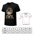 thumbnail image 2 of WISHTIME Men's Halloween T-Shirts Print, Short Sleeve Tee Casual Round Neck Street Fashion Shirts, USA, 2 of 9