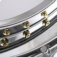 thumbnail image 6 of Ikon Motorsports (4) 18X10 +30 5X100 / 5X114.3 Step Lip 5 Spoke Wheels Rim Replacement for Most Cars, Full Platinum + Gold Rivets, 6 of 7