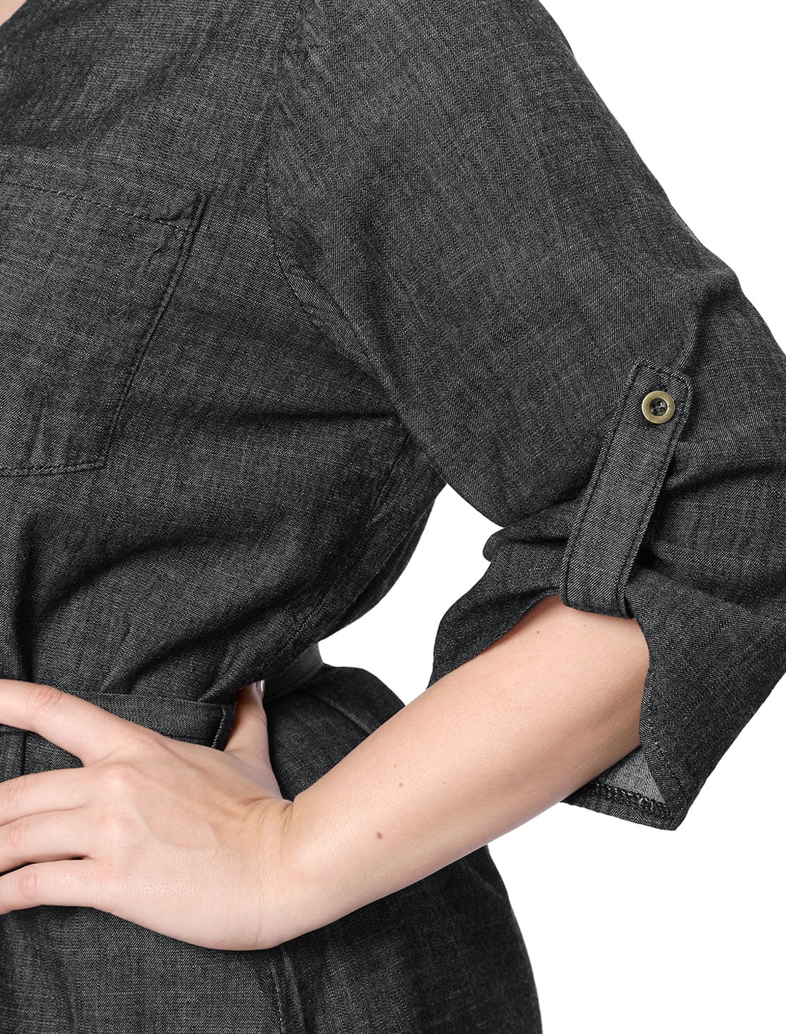 black denim dress plus size