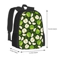 thumbnail image 2 of Daiia Green Fruit Backpack for Men and Women -Durable Backpack Large Capacity, Water-Resistant Bag with Adjustable Straps and Laptop Compartment, 2 of 7