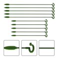 thumbnail image 5 of Estacas de soporte para plantas de jardín para flores, verduras y hierbas - Tallo único, diseño flexible - Material de fibra de vidrio duradero - Fácil de usar (paquete de 10, 17c, 5 of 5