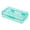 Green#2, variant on Plastic Pencil Box, Large Clear Storage Case For Girls, Lovely Back To School Pen Box For Kids Middle School Drawing Accessories (Green)