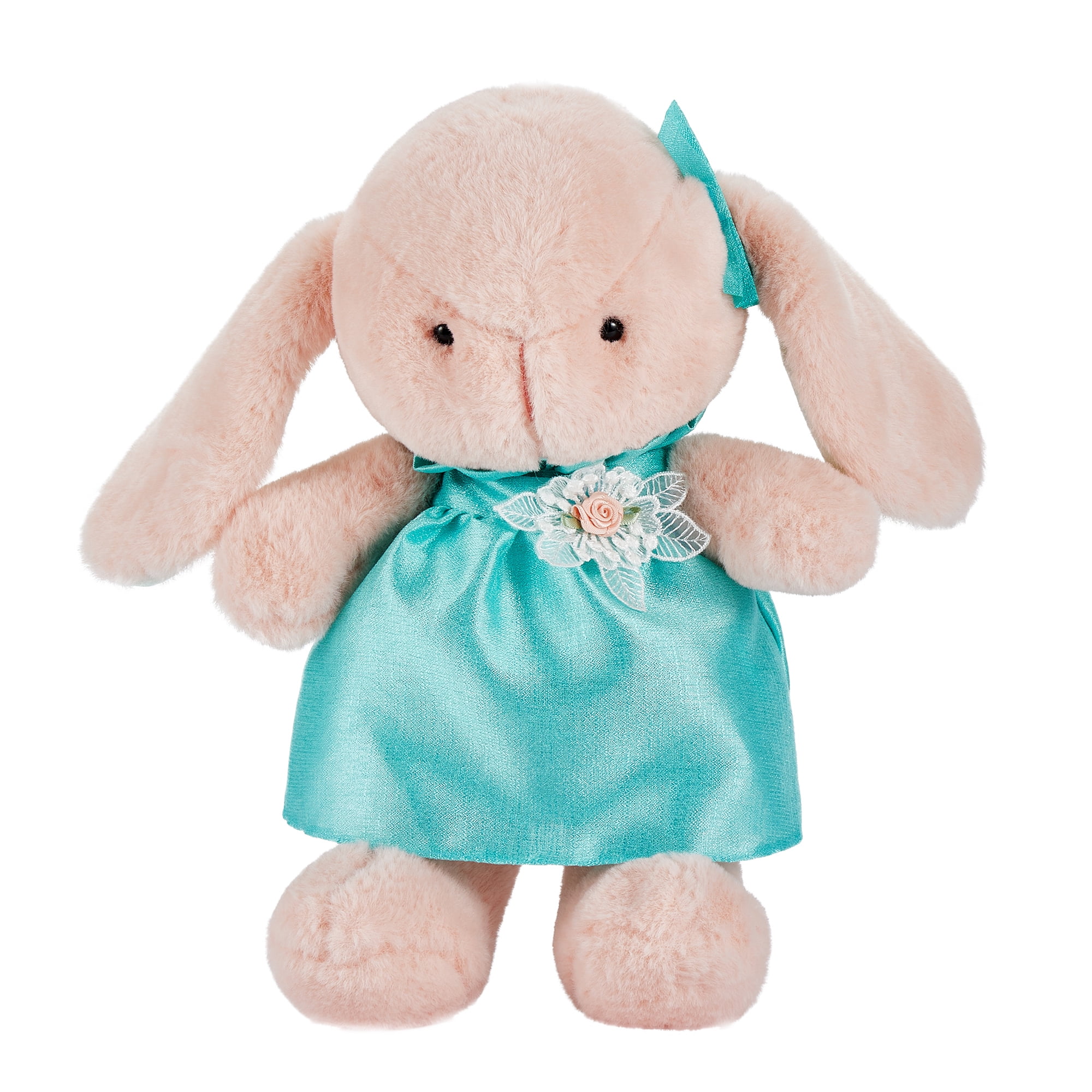 Eyicmarn Kids Cartoon Bunny Plush Doll, Soft Fluffy Rabbit Shaped Stuffed Toy, Gift for Daughter