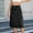 Black, variant on Mgmyaa High Waist Washed Denim Skirt for Women Casual Loose Pocket Midi Skirt Button Comfort Vintage Spring Summer Straight Skirts