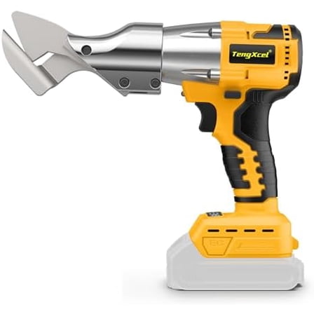 Cordless Metal Shears for Dewalt 20V Max-14GA Steel Metal Cutter for Cutting Sheet Metal, Leather, and Carpet with 360° Pivoting Head. Long-Lasting Cutting Power with Brushless Motor(NO Battery)