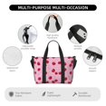 thumbnail image 3 of Travel Duffle Bag Cute Berry Pink Travel Tote Bags Carry on Luggage Waterproof Weekender Bags with Top Handle Adjustable Shoulde Strap for Travel Gym, 3 of 5