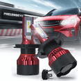 thumbnail image 5 of Kit De Faros Delanteros Led H4 Luz Alta Y Baja 70w Rojos, 5 of 5