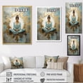 thumbnail image 4 of Designart "Meditative Zen Position I" Meditation Floater Framed Canvas Prints, 4 of 5