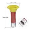 thumbnail image 2 of Unique Bargains 3 Pack 23mm Width Stainless Steel Caulk Nozzle Articulated Connect Applicator, 2 of 6