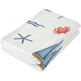 thumbnail image 3 of Dreamtimes Dolphin Hand Towel Set of 2, Highly Absorbent Soft Face Hand Towels for Bathroom, Kitchen, Hotel, Gym and Spa, 14 x 28 Inch, 14 x 28 Inch, 3 of 7