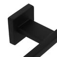 thumbnail image 3 of YSNOOWE Wall Mounted Square Towel Ring for Bathroom Black Stainless Steel Durable Space Saving Organizer, 3 of 8