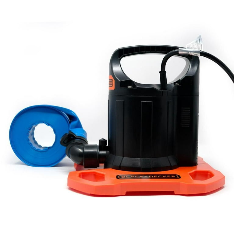Black+Decker 350 GPH Fully Submersible Automatic Winter Swimming