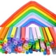 thumbnail image 3 of 200 pajitas de plástico flexibles para beber, pajitas de lujo desechables coloridas extralargas para fiestas Zhivalor Popotes, Manteles y Palillos, 3 of 5
