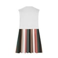 thumbnail image 4 of Summer Dresses for Women 2024 Plus Size Fashion Casual Loose Solid Patchwork Pleated Sleeveeless Round Dress Womens plus $15 & under, 4 of 4