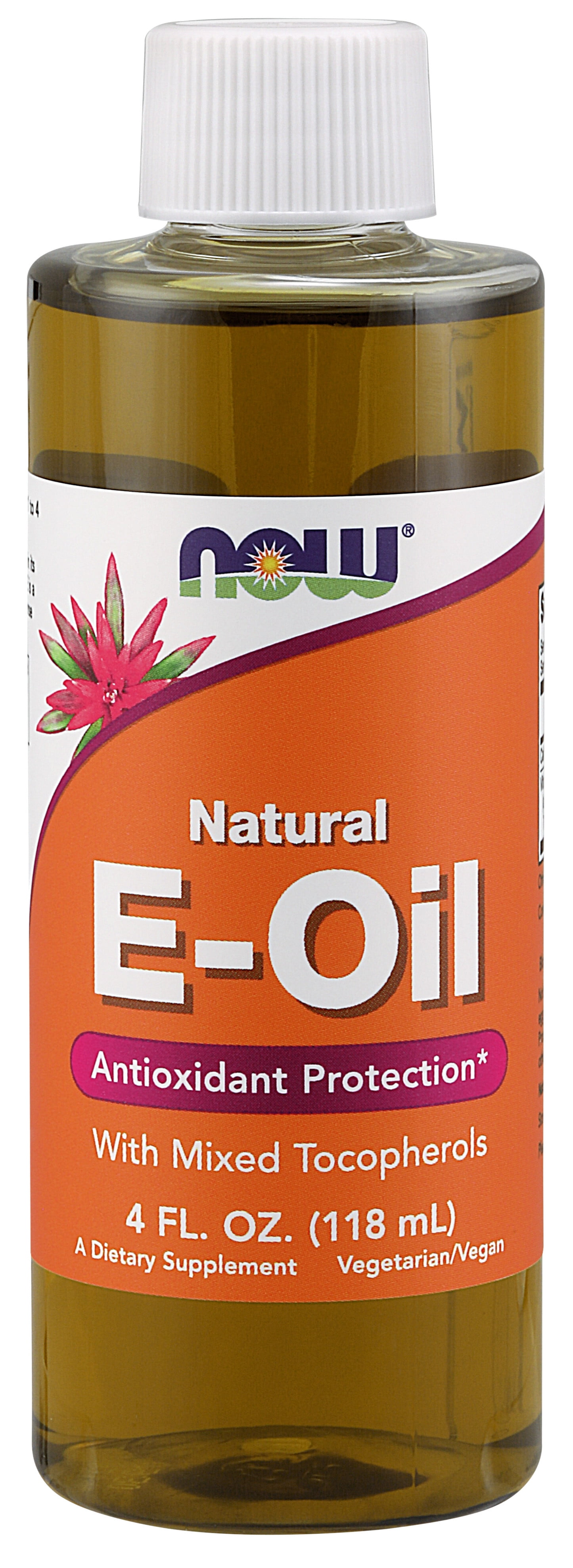 NOW Supplements, Natural Vitamin EOil (DAlpha Tocopherol) plus Mixed