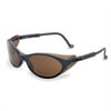 Honeywell Uvex Bandit Eyewear, Espresso Lens, Anti-Scratch, Hard Coat, Blue Slate Frame
