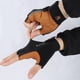 thumbnail image 3 of Guantes de ciclismo Macarena acolchados antideslizantes para hombres 19x11cm medio dedo, 3 of 8