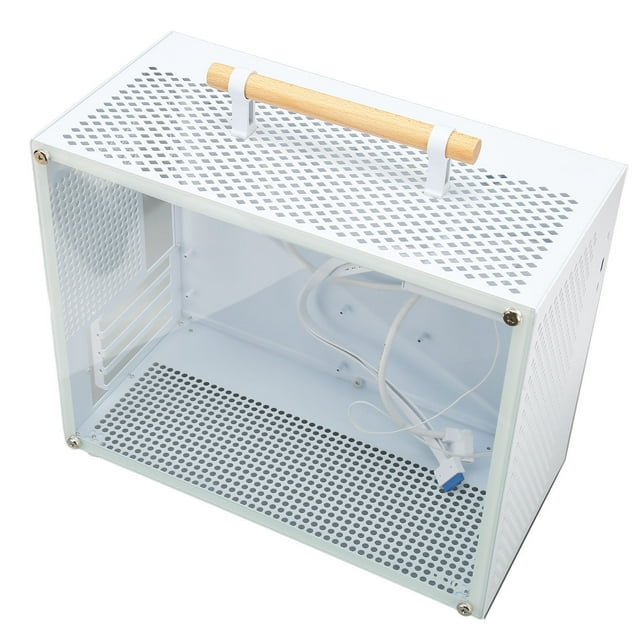 MATX Case, Mini ITX Case 20.6L Tempered Glass For Gaming