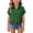 AC03_Dark Green, variant on Resicozy Girls T-Shirts Teen Button Down Shirts with Pocket Summer Beach Causal Collared Short Sleeve Loose Tops 3-15 Years Wine 170
