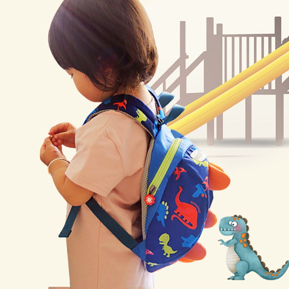 Sunveno Toddler Backpack, Safety Harness and Lunch Bag with Leash, Blue Diansour, 1 Piece