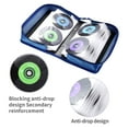 thumbnail image 7 of 160 Capacity DVD Wallet, Large Storage Holder Binder Nylon Blue CD Carry Case Bag Protective Zipper, 7 of 7