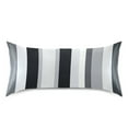 thumbnail image 3 of Black White and Gray Stripes Luxury Silky Soft Pillowcase Standard Size Wrinkle Resistant Envelope Closure 20x26in, 3 of 9