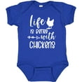 thumbnail image 3 of Inktastic Life is Better with Chickens Boys or Girls Baby Bodysuit, 3 of 5