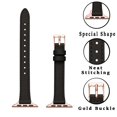 thumbnail image 2 of Stiroll Correas De Cuero Delgadas Compatibles Con Apple Watch Band 49 Mm, 46 Mm, 45 Mm, 44 Mm, 42 Mm (Serie 3 2 1) Pulsera Delgada De Cuero De Grano Superior Para Iwatch Ultra Se Series 10/9/8/7/6/5/4, 2 of 5