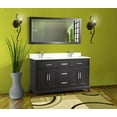 thumbnail image 2 of Vanity Art 60" Double Sink Bathroom Vanity Set with Engineered Marble Top and Two Free Mirrors, 2 of 5