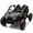 Black, variant on 24V Two-seater Kids Ride On UTV w/Parents Control,20in seat width,400W Super high power,Four-wheel Suspension,Bluetooth,MP3,USB,LED Light,Horn,Rear storage space, for Kids aged 3+.