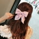 thumbnail image 5 of De pinzas para el pelo con lazo grande para mujer, pasador con lazo de gasa suave, horquilla para el pelo, tocado de cola de caballo JAMW Sencillez, 5 of 5