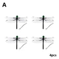 thumbnail image 5 of KRONDO 10pcs Artificial Dragonfly Hat Clip, Realistic 3D Fake Dragonflies, 5.5" Wing, 3.7" Height, PVC, Outdoor Garden Camping Decor, 5 of 8