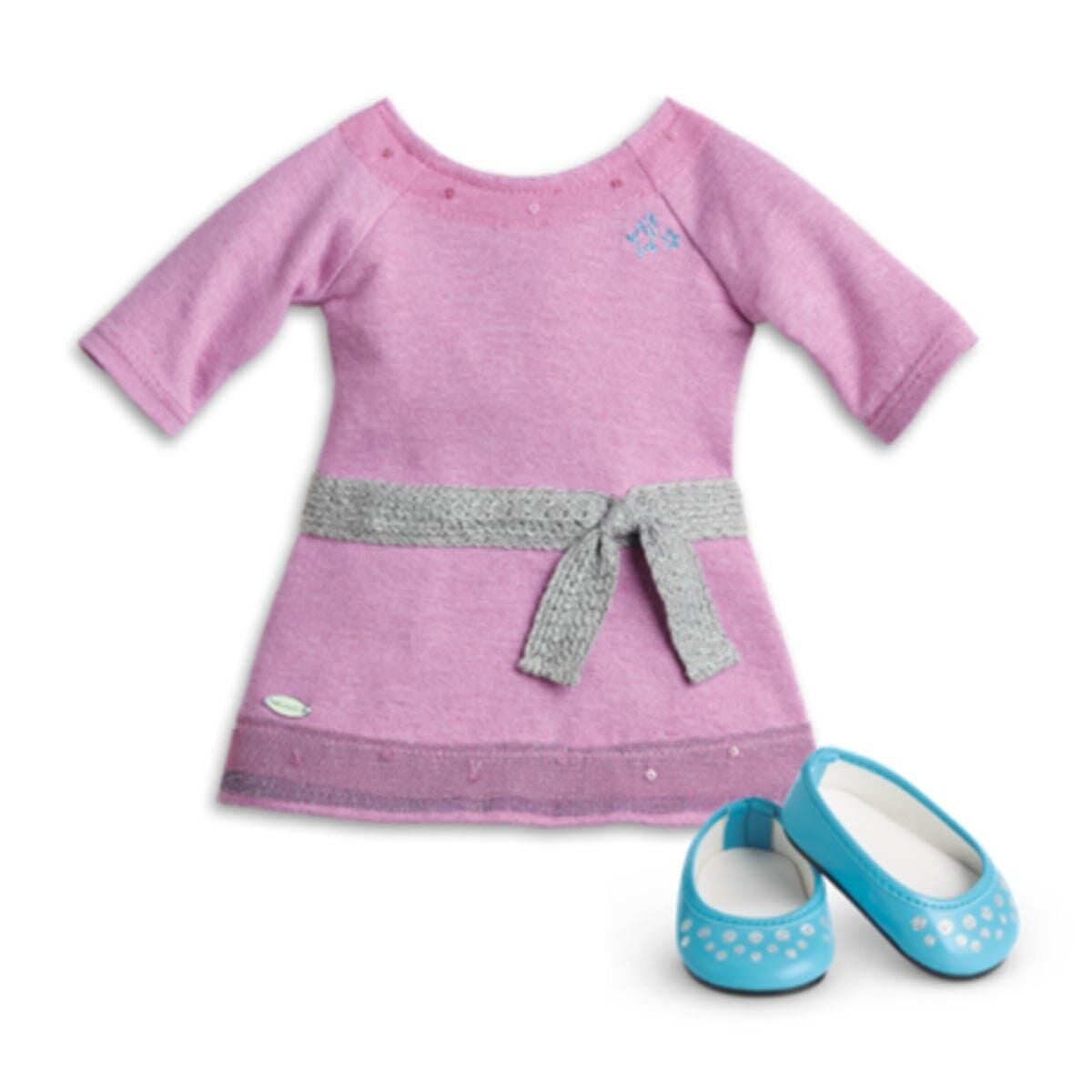 American Girl Doll Outfit Lilac Dress for 18" Truly Me Dolls (Doll Not Included)