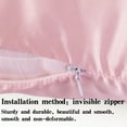 thumbnail image 6 of Ntbay 2 Pack Microfiber Toddler Pillowcases, Ultra Soft Travel Pillow Covers with Zipper Closure, 13" x 18", Pink, 6 of 6