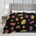 thumbnail image 6 of Fall Blanket for Women Men, Cute Autumn Themed Design Printed Throw Blankets for Teens Adults Lap, Couch Bed, Warm Soft Cozy Blanket, 60"x 80", 6 of 6
