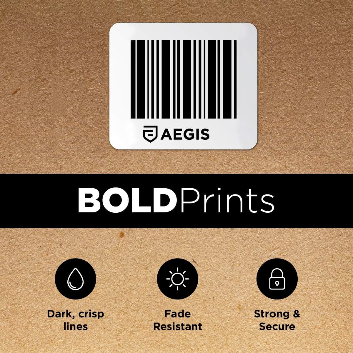 Aegis Adhesives - Compatible 1” Direct Thermal Labels Replacement for DYMO 30332 (1" X 1") Square Multipurpose, Use with Labelwriter 450, 450 Turbo, 4XL Printers - 12 Rolls