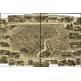 thumbnail image 1 of 24"x36" Gallery Poster, map of Chatham, Ontario, canada 1875, 1 of 1