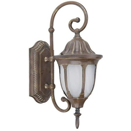 

YOSEMITE HOME DECOR 1 Light Exterior Light Wall Mount-in Brown