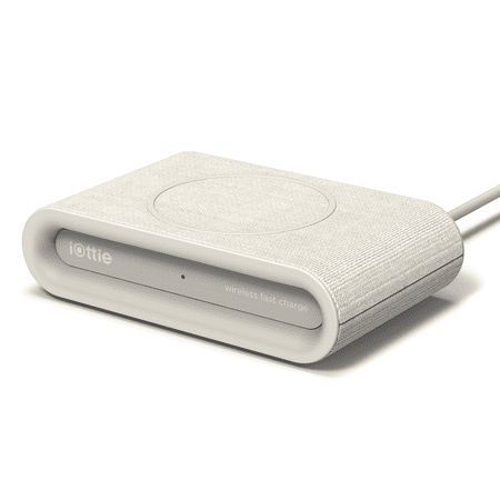 Inn Port (iON Wireless Plus Fast Charging Pad 7.5 W fast charge for iPhone X & 8/8 Plus, 10 W Fast Charge for Samsung S9, S8, S7 (USB C & AC Adapter)