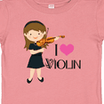 thumbnail image 4 of Inktastic Girls I Heart Violin Girls Baby T-Shirt, 4 of 5