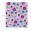thumbnail image 2 of Cobertor Frazada Sanrio Friends 127 cm x 152 cm morado, 2 of 4