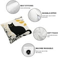 thumbnail image 4 of COMIO  Throw Pillow Cover Black Cat Decor, Black Cat Mom Gifts, Cat Gifts for Cat Lovers Cat Mom, Throw Pillow Covers, Cat Pillow Covers Pillow Decorative for Sofa Bedroom 2pcs, 4 of 6