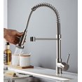 thumbnail image 5 of SHAR Basin Mixer Tap Kitchen Faucets with Pull Down Sprayer, Commercial Kitchen Sink Faucet-Silver, 5 of 5