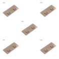 thumbnail image 1 of Bewildely Ganchos Perchas autoadhesivas Ganchos de estante sin rastro montados en la pared de plástico, Ganchos dobles, 2pcs / set Type2 NO2 Bewildely CBP269543, 1 of 1