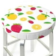 thumbnail image 3 of Naloa Strawberry and Lemon Round Bar Stool Cushion Cover 12-14 inch, Fits Kitchen, Office, Restaurant Chairs - 13 inch, 3 of 7