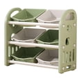 thumbnail image 4 of GROWTH TANK Kids Toy Storage Organizer Bookshelf Toy Storage Rack for Books Toys Storage Green, 4 of 9