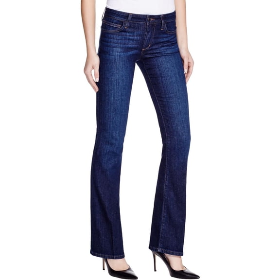 Joe's Jeans Womens Honey Curvy Myca Wash Bootcut Jeans Blue 24