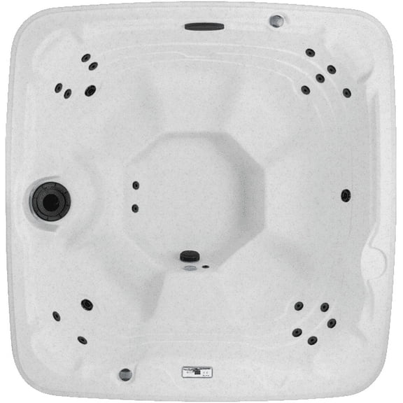 Lifesmart LS450DX Hot Tub - 7 Person, 22-Jet, Plug & Play Spa, Sea Salt/ Espresso Brown