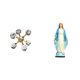 thumbnail image 1 of Elegante Figura Esférica De La Virgen María, Moderna Y Decorativa Para Escritorio, Oficina, Estantería, Sala De Estar O Dormitorio., 1 of 8